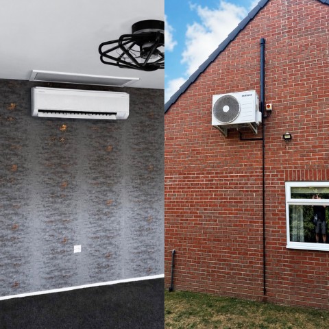 Domestic air conditioning Grimsby bedroom split unit