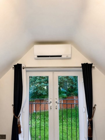 Air conditioning work Grimsby heat pump outdoor unit