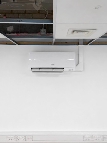 Air conditioning work Grimsby wall unit close up