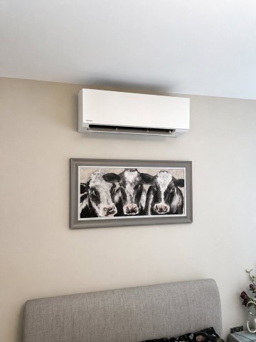 Air conditioning work Grimsby modern indoor climate unit